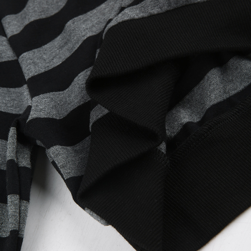 Women's Vintage Do-over Striped U-collar Two-button Blouse