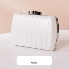 Women's Fashion Creative Chain Clutch Shoulder Bag - White - View 1