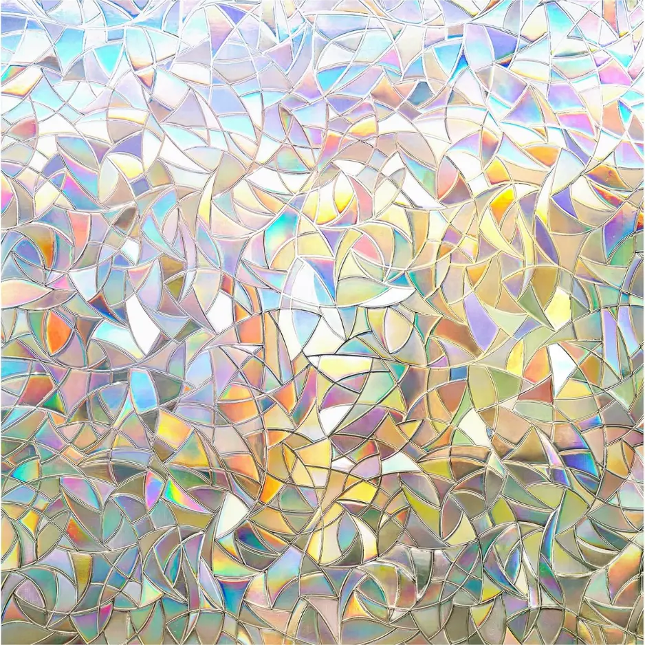 Window Privacy Film Rainbow Decorative Sticker 3D