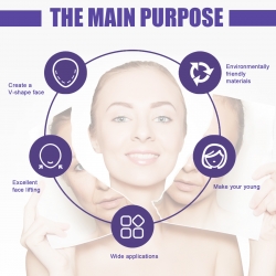 EELHOE V-Shaped Thin Face Stickers, Tighten Facial Skin And Shrink Jaw Muscles V Face Lift Shaper