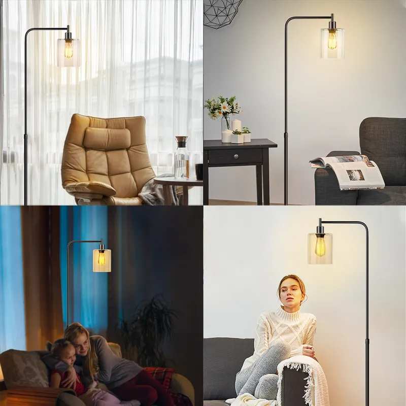 Floor Lamp In Living Room And Bedroom