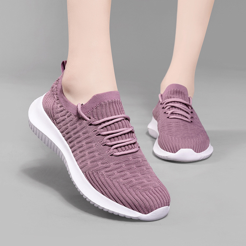 Plus Size Couple Sneakers Ladies Socks Shoes Lightweight