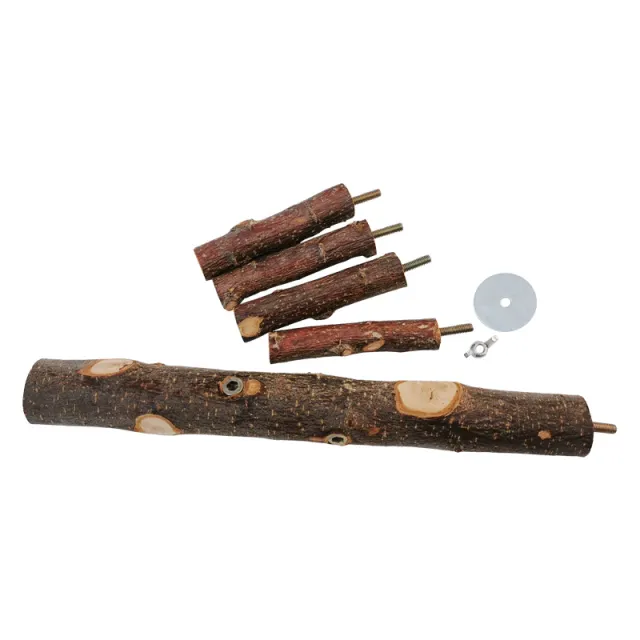 Parrot Bird Wood Stand Pole Toy - Shop at LoveMi