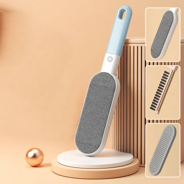 Double Sided Clothing Pet Dust Hair Removal Brush Pet Hair Remover For Couch Pet Hair Remover For Laundry Car Carpet Clothes Dog Hair Remover Brush... Blue - Shop at LoveMi