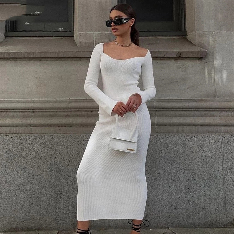 Winter Women For Elegant Dress Dinner White Sweater