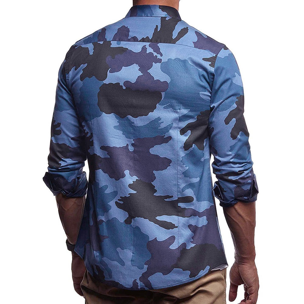 Title 7, Camisa camuflada masculina manga longa