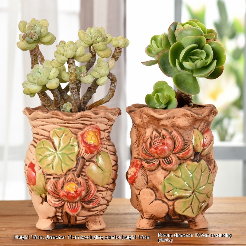 A Pair Of Flowerpots