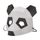 Half Face Panda