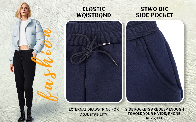 women’s fleece jogger sweatpants