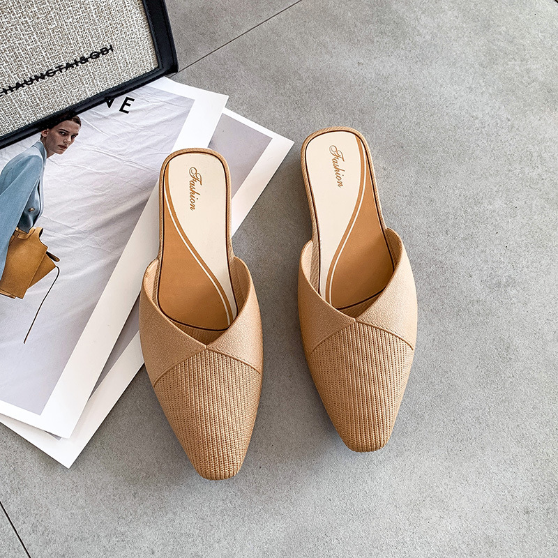 Home Indoor Soft Sole Ladies Half Slippers