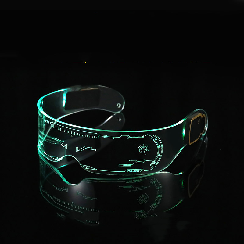 Punk Futuristic Technology Sense Glasses Photo Sci-fi Glow - Image 7