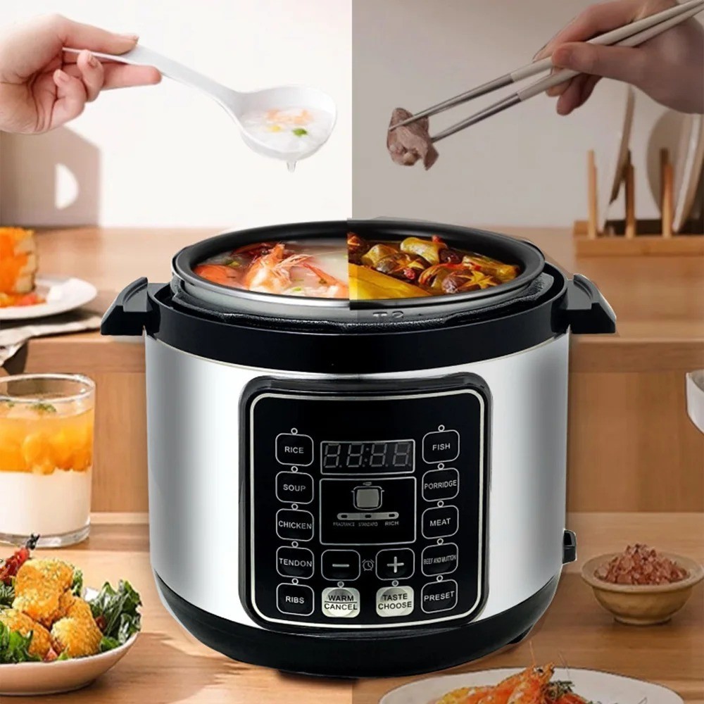 6L Smart Electric Pressure Cooker 11 Preset Programs Digital Multi-Cooker — image 2