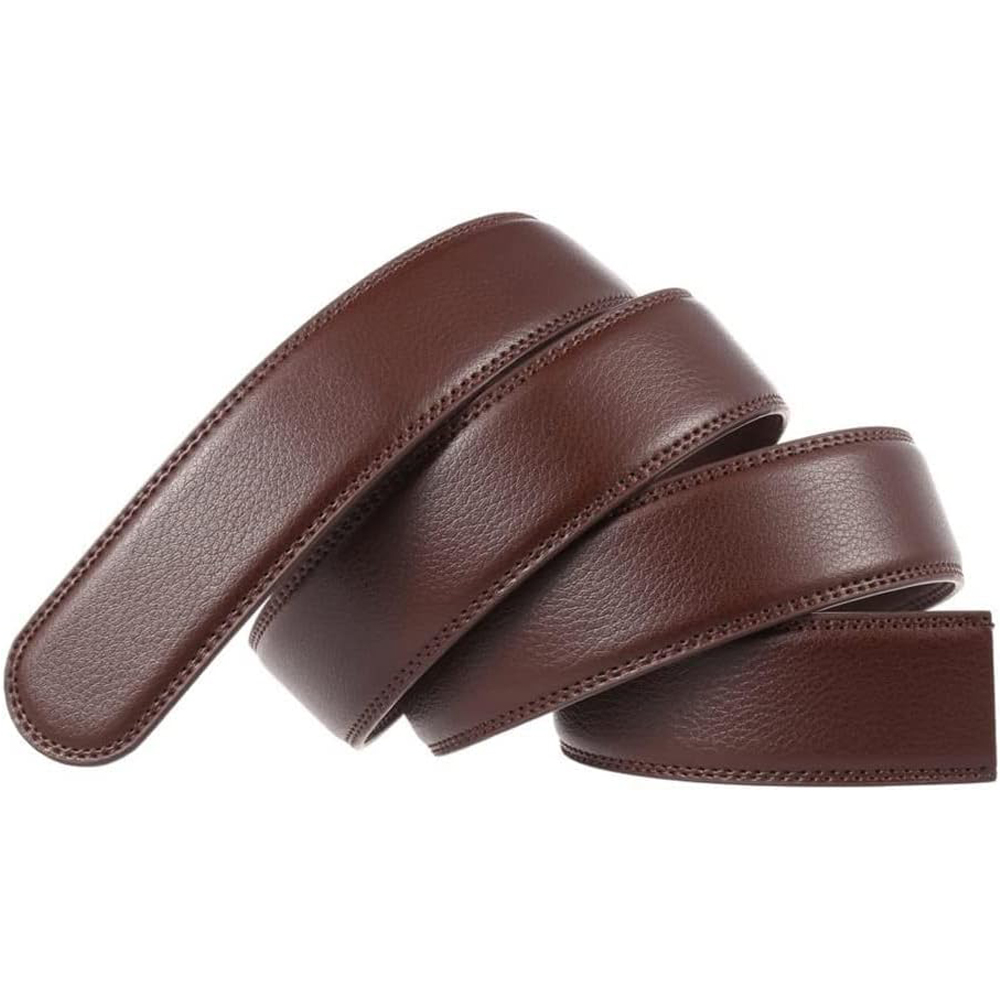 Men Belt Leather Belt For Men With Anti-Scratch Buckle Control Design For Formal Work Or Casual — foto 5