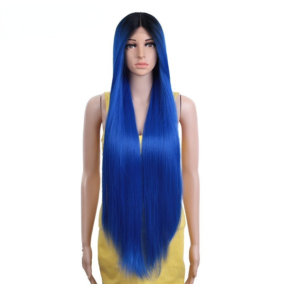 Title 5, Rebecca Dyed Chemical Fiber Long Straight Hair ...