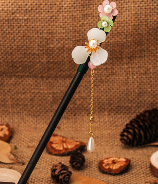 Hair pin with antique fringe Three Mei05 - Shop at LoveMi