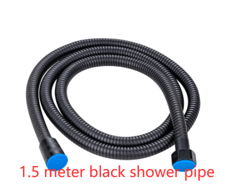 1.5m black shower pipe