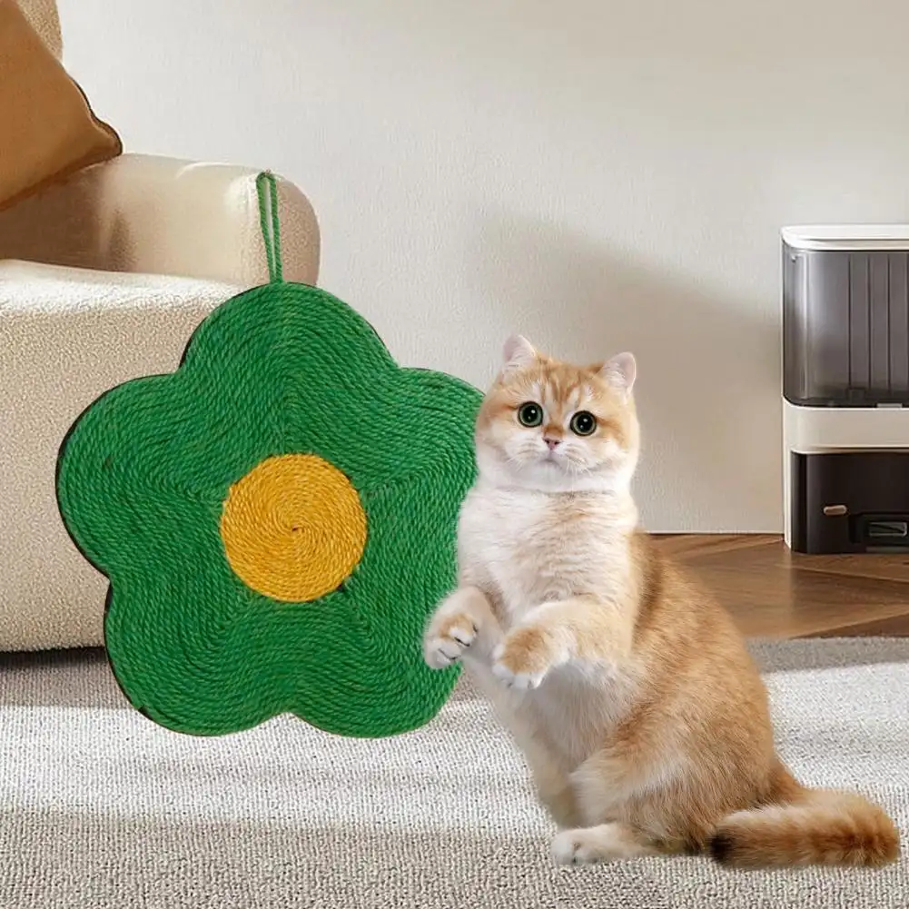 Traceless Hook Cat Scratch Pad Natural Sisal