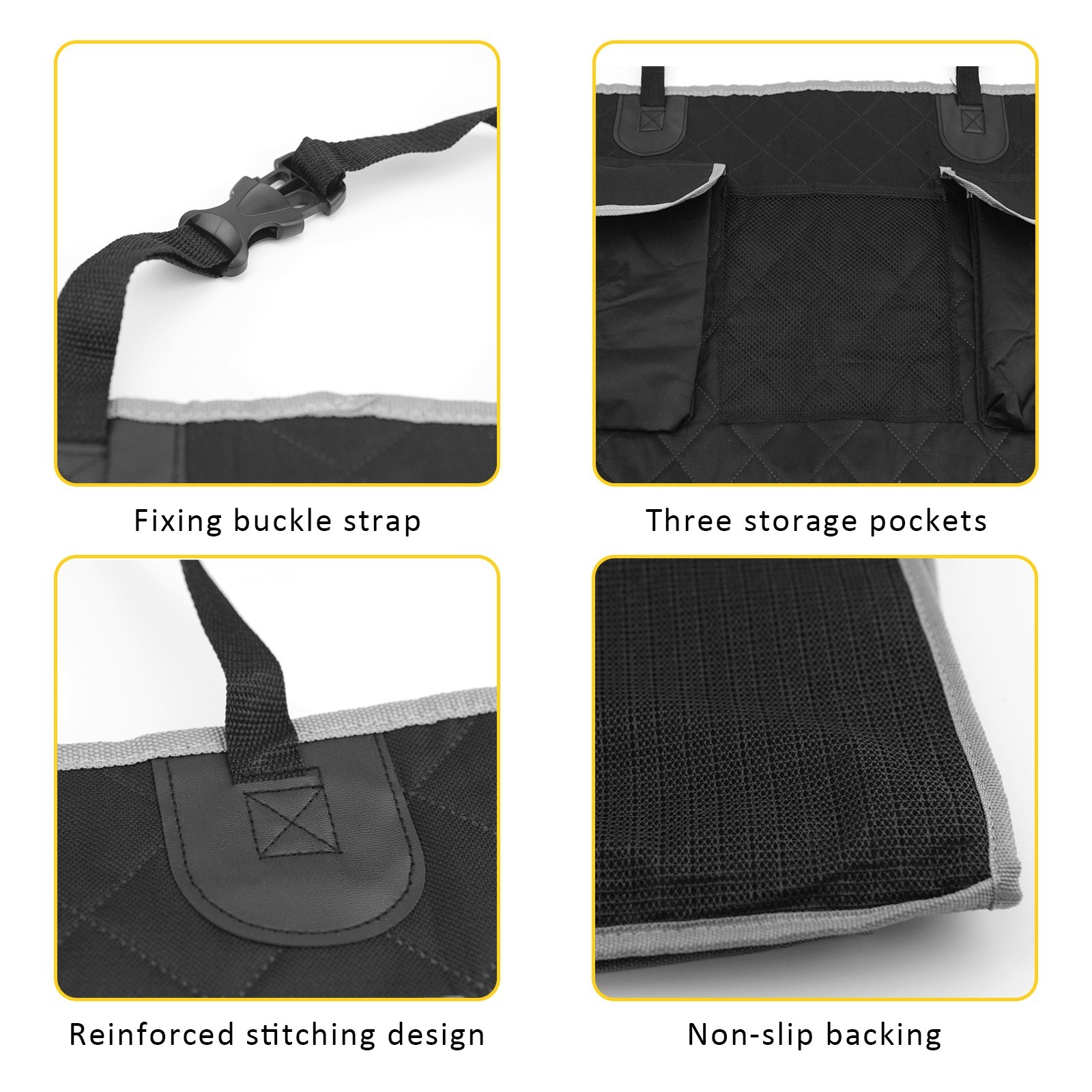 Heavy Duty Non-Slip Dog Car Boot Cover Stain Resistant Scratchproof Protector — image 8