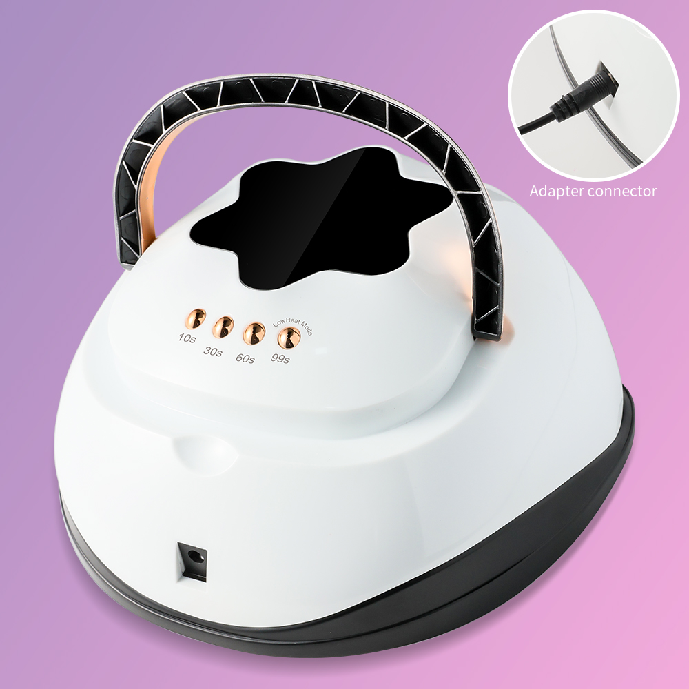 UV LED Nail Lamp, Professional UV Nail Dryer Light For Gel Nails With 57 Beads, Fast Curing Gel Polish Lamp Auto Sensor 4 Timer Setting, Nail Art Drying Tools For Fingernail And Toenail 8