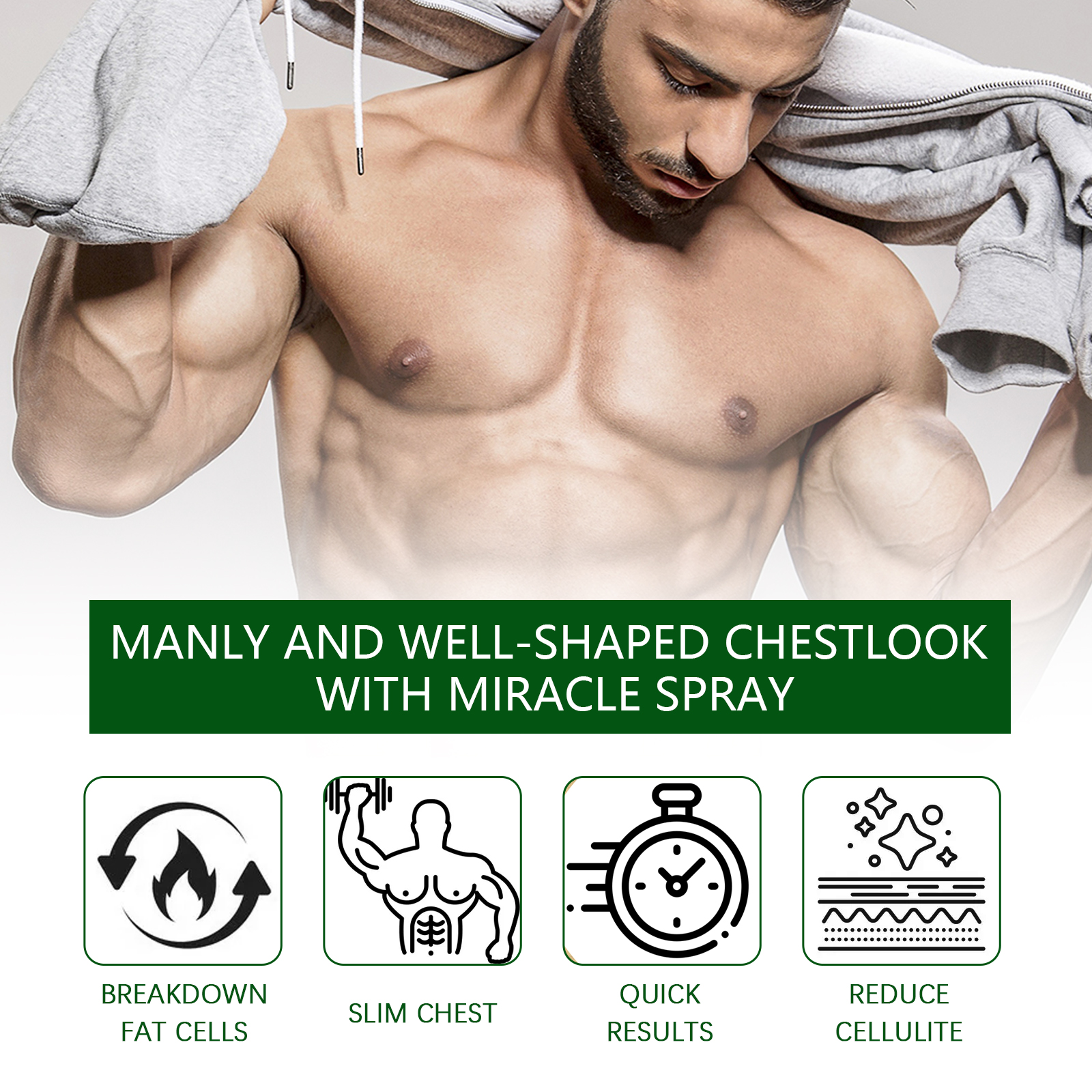 EELHOE Men's Chest Care Firming Chest Skin Anti-Sagging Men's Chest Care Patch image 2