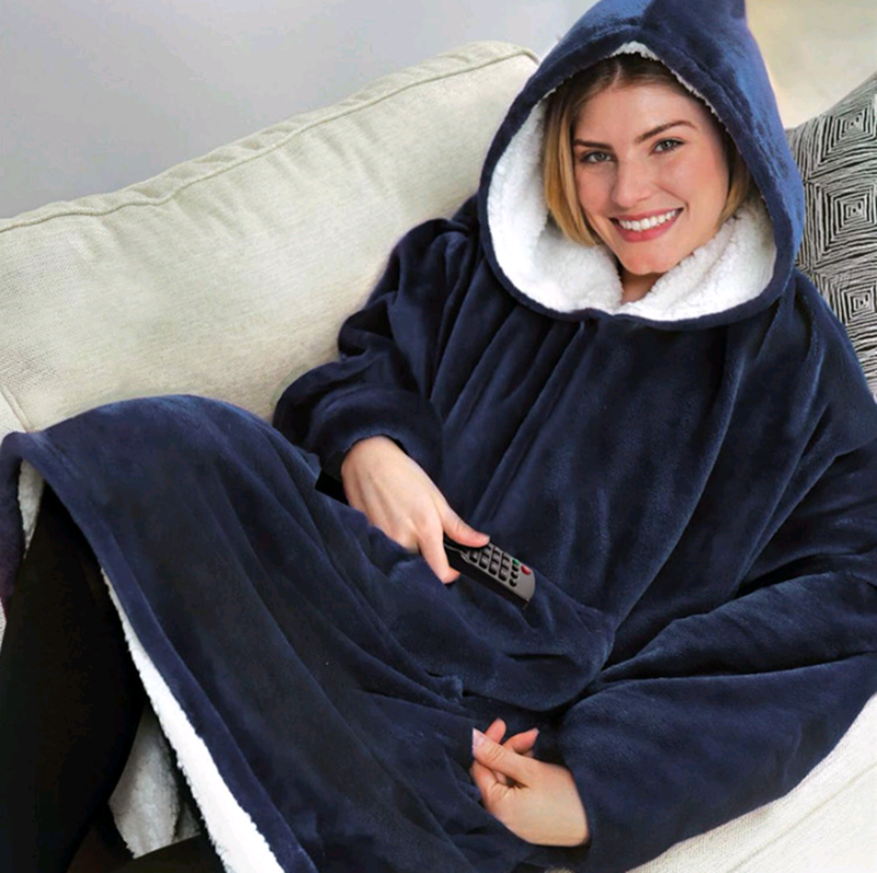 Title 2, Lazy Pullover TV Blanket Outdoor Cold Clothing