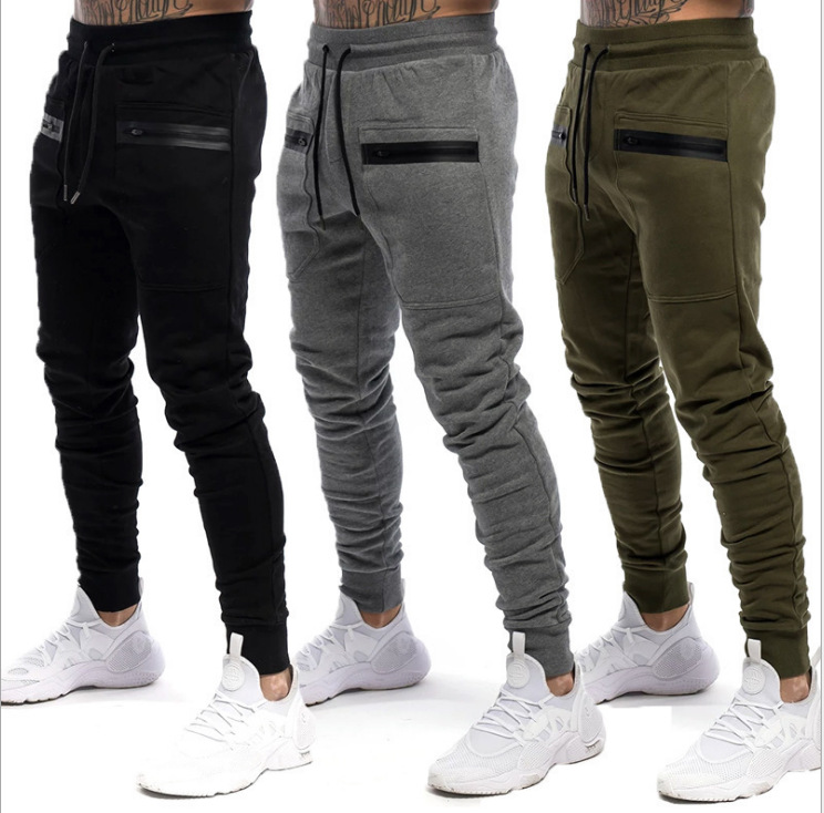 Title 4, Solid Color Muscle Brothers Fitness Pants for M...