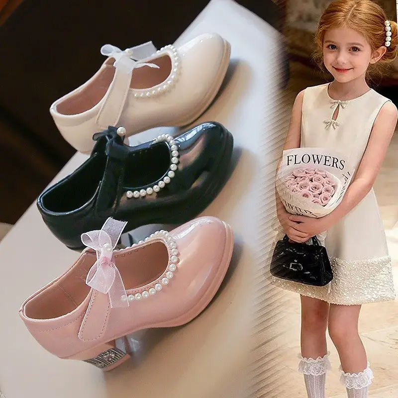 2026 Summer New Girls Block Heel Princess