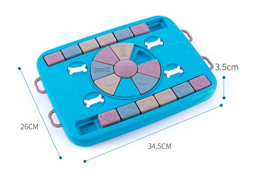 Interactive Dog Toy: Slow Feeder & Educational Puzzle for All Sizes