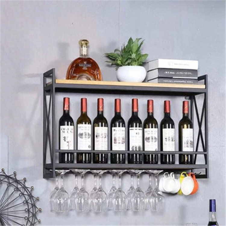 Title 5, Solid Wood Wall-mounted Wine Rack