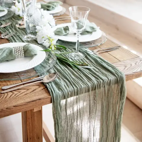 Cloth Scarf Table Runner Party Birthday