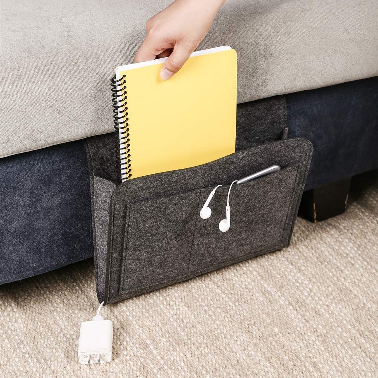 sofa armrest cover – Sofa Armrest Cover Felt Storage NUVELA