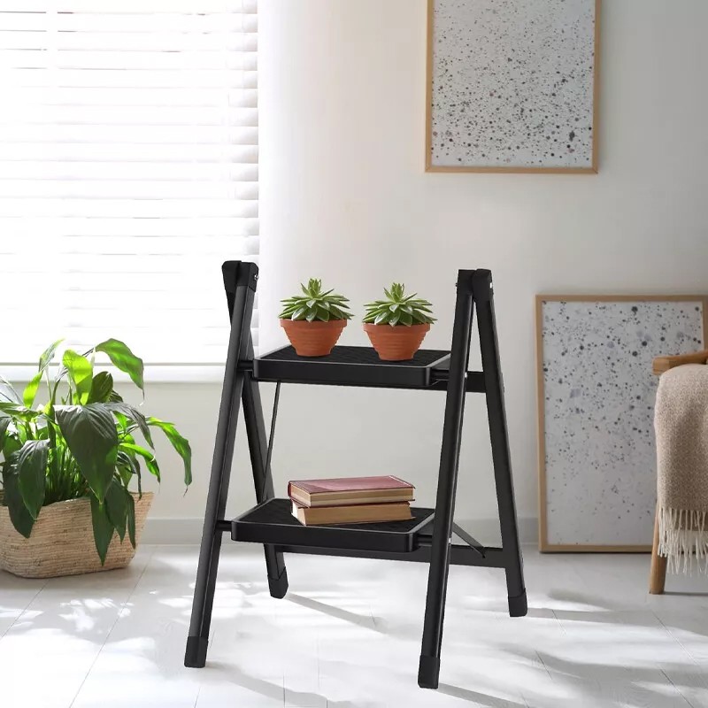 3 Step Ladder Folding Portable Compact Heavy Duty Anti-Slip Mat Stoo