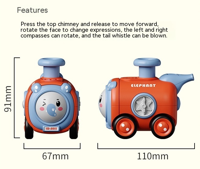 Title 1, Inertial Toy Press Face Changing With Whistle T...