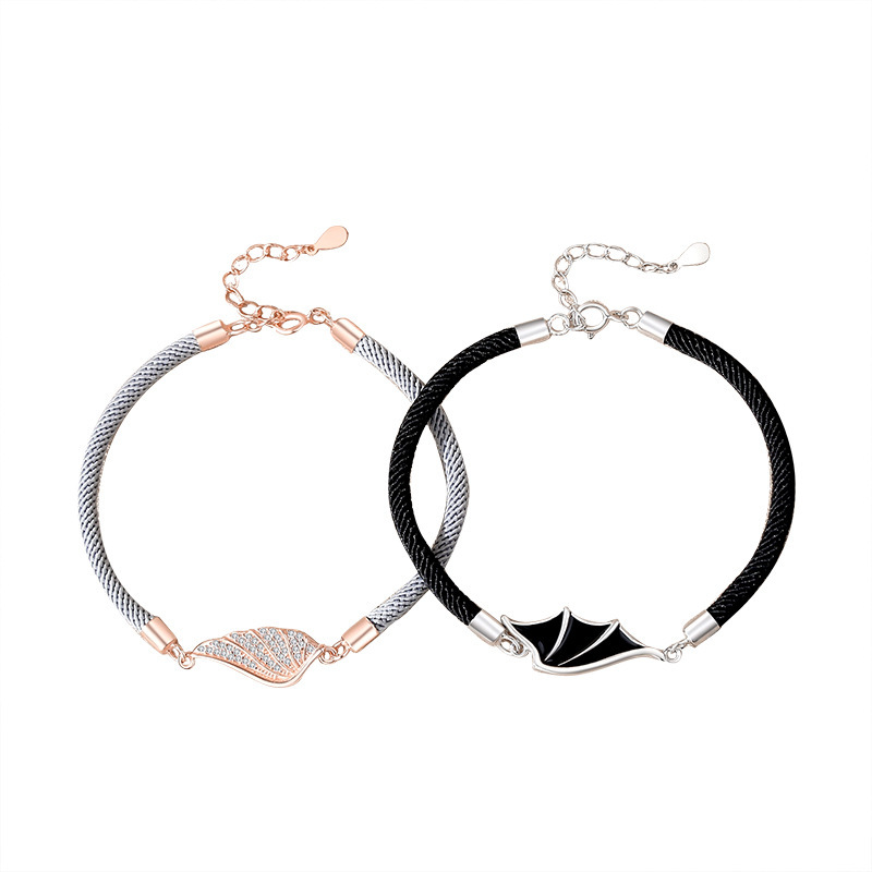 Angel Devil Couple Bracelet Creative Fashion Simple