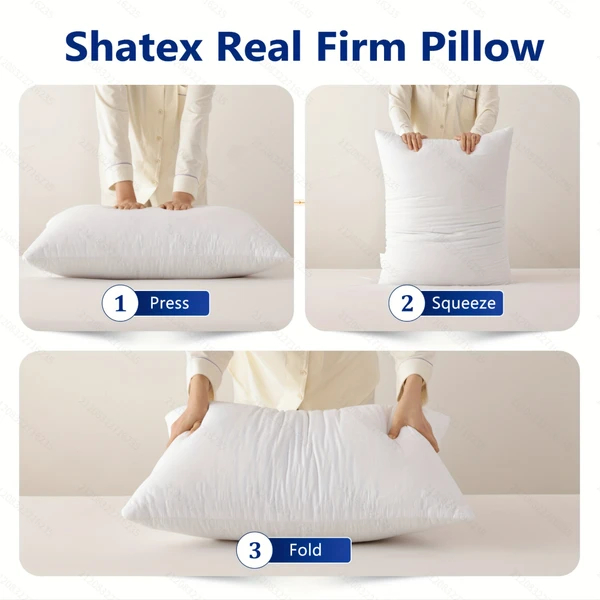 White Standard Size Extra Firm-pillow 1800