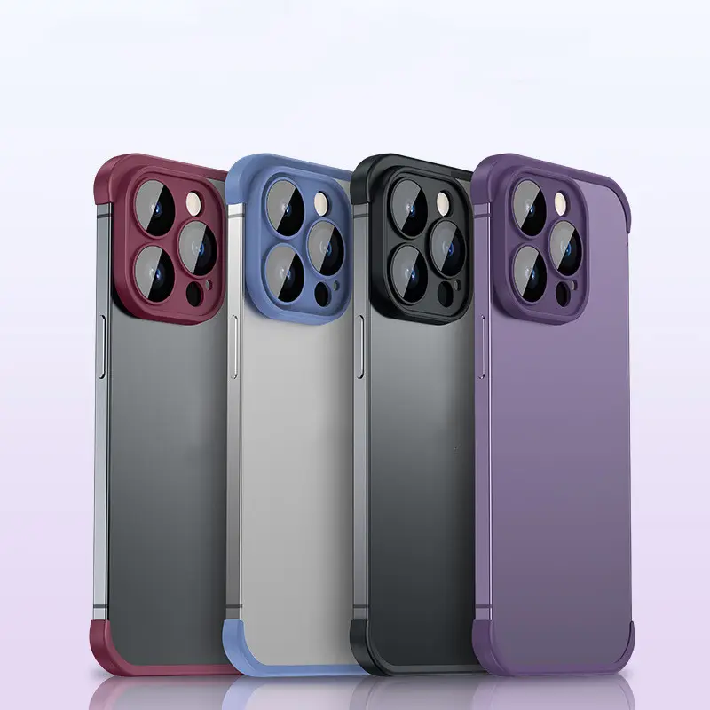 Mobile Phone Case with Glass Lens Film TPU Without