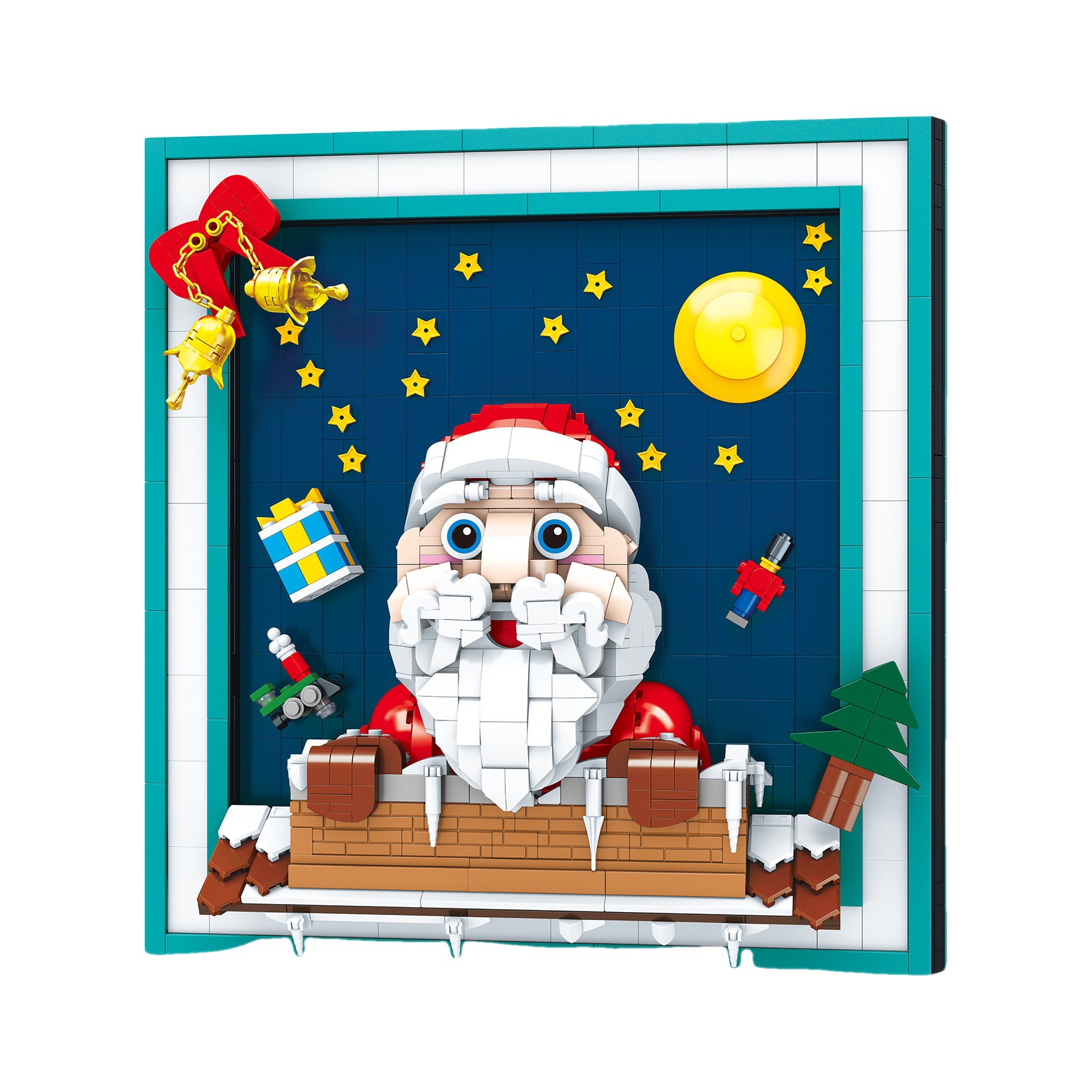 Santa photo frame