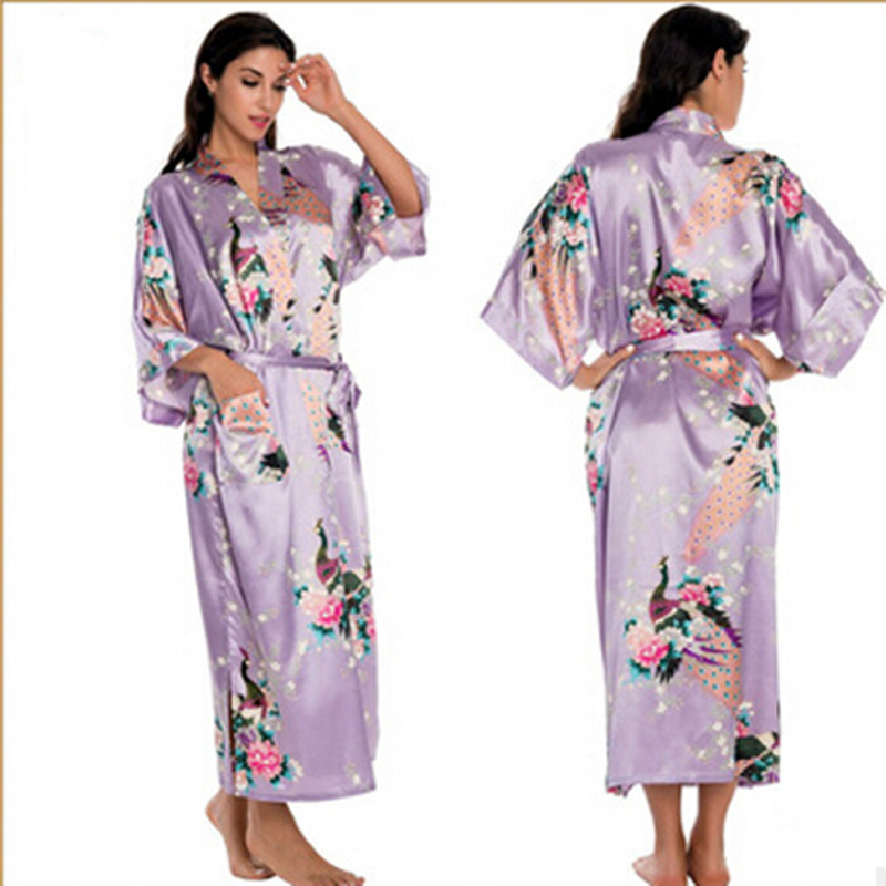 Title 7, Satin Robes for Brides Wedding Robe Sleepwear Silk