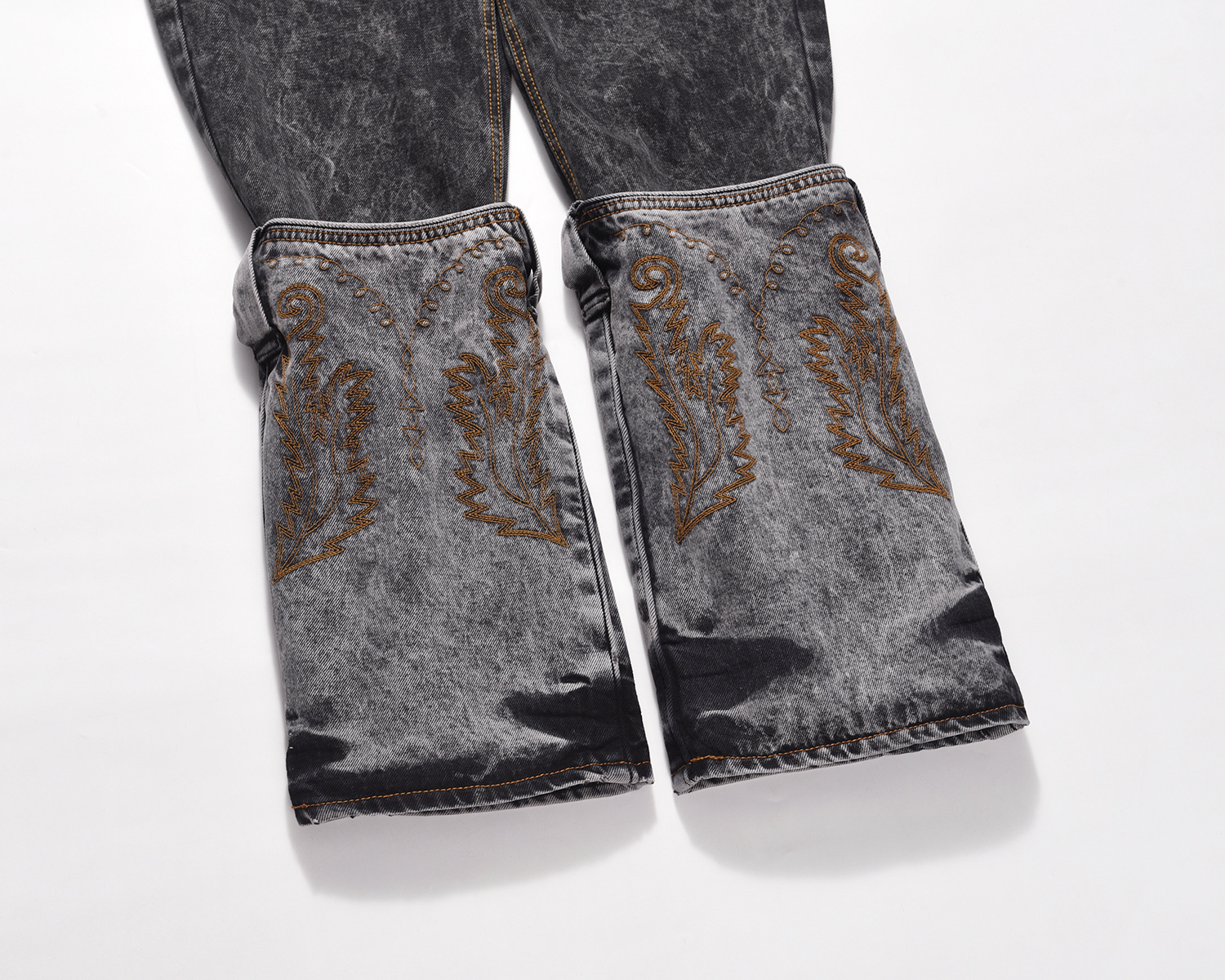 Chao Pai Jie Tou Design Sense Niche Straight Pants