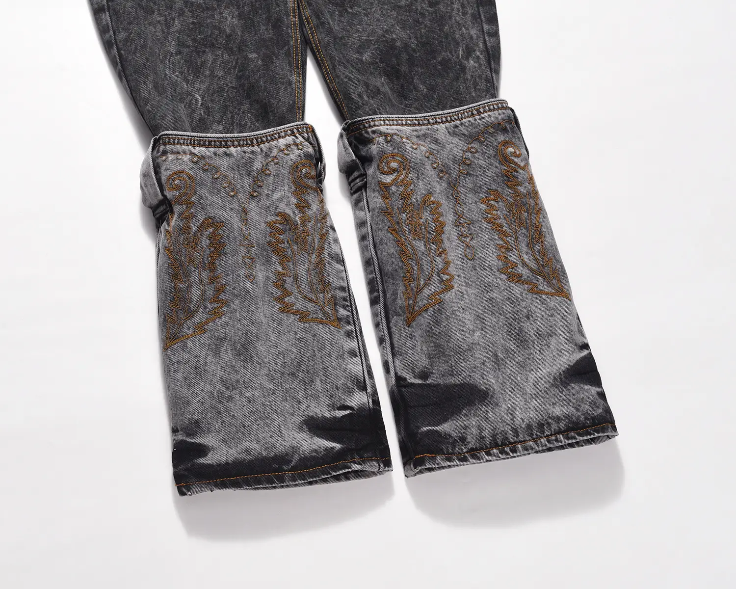 Chao Pai Jie Tou Design Sense Niche Straight Pants