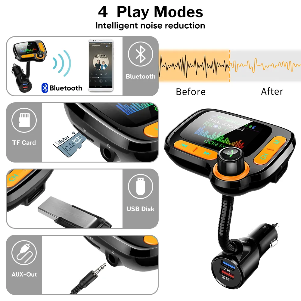 Car Bluetooth Multi-Function Player With Large Color Screen – image 4
