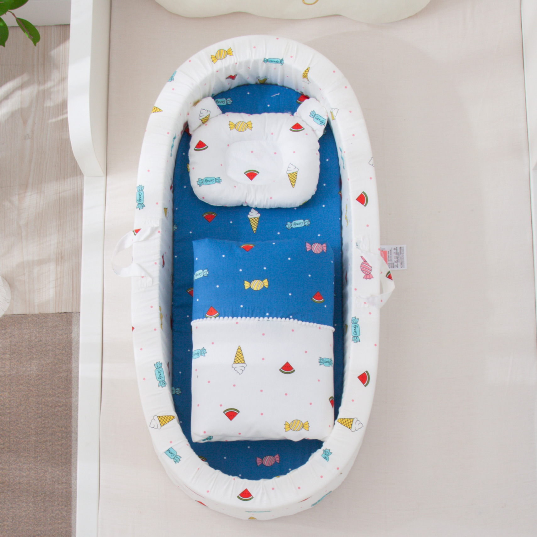 Septal Pad Crib Middle Bed Removable Circumference Anti-pressure High Edge - 23