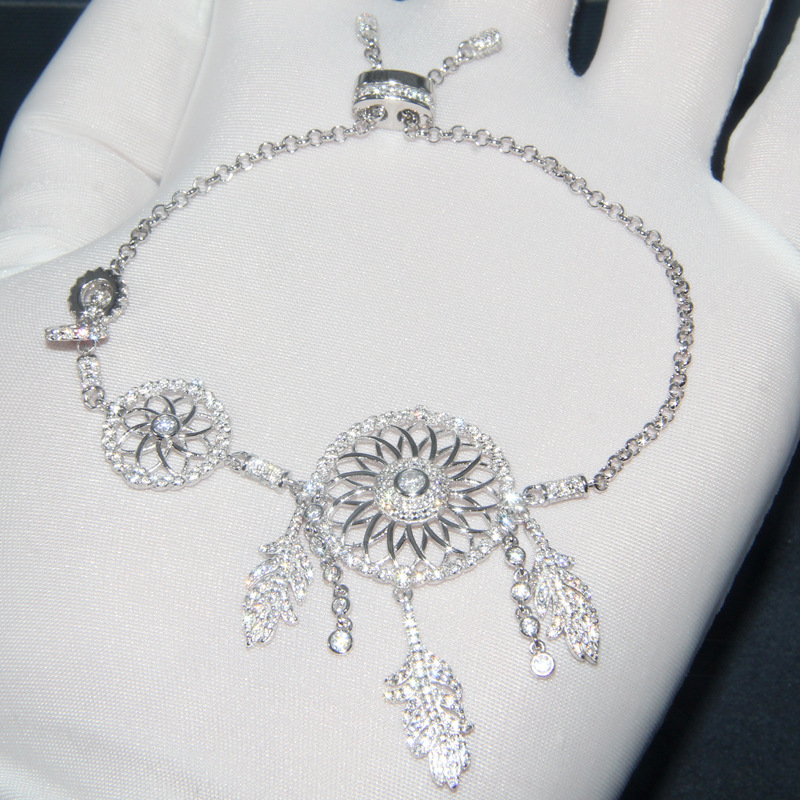 Title 4, S925 Sterling Silber Damen Diamond Set Dream Ca...