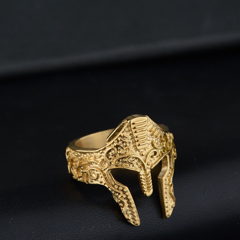 new-personality-warrior-mask-ring-fashion