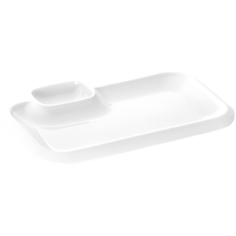 Title 14, White Tableware Melamine Bar KTV Sub-pack Plate