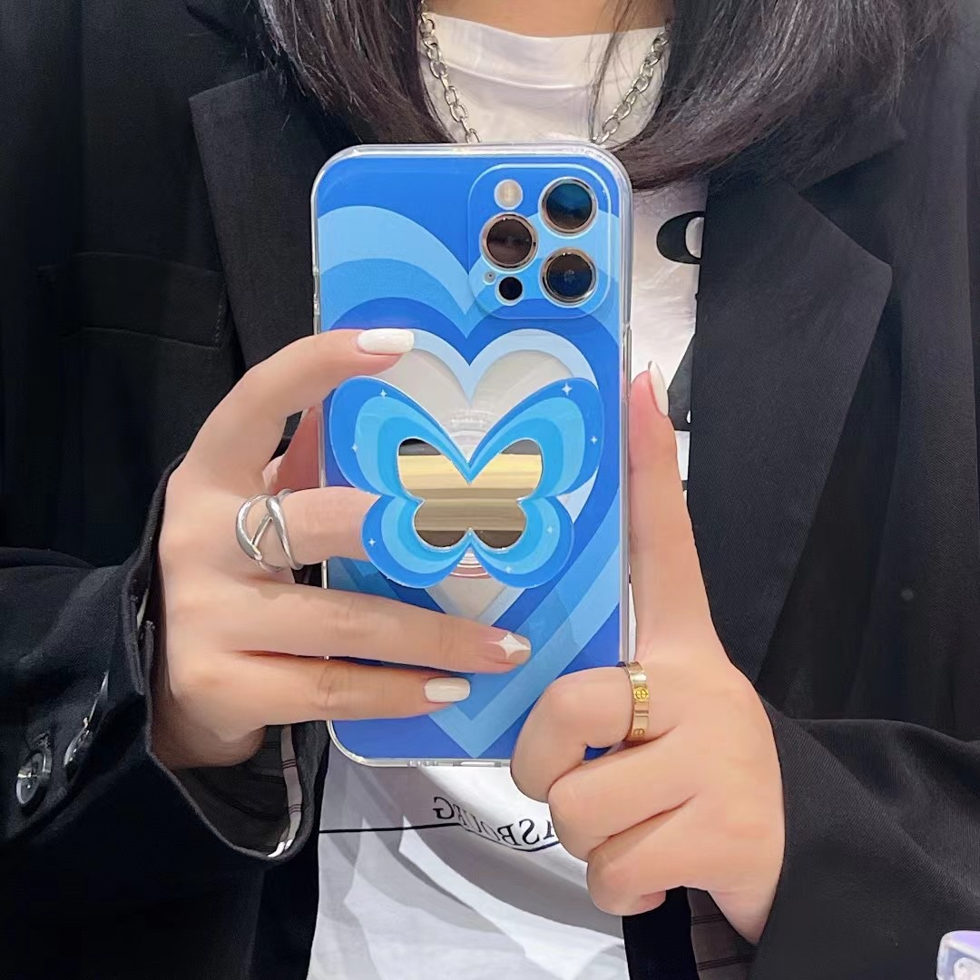 Blue phone case