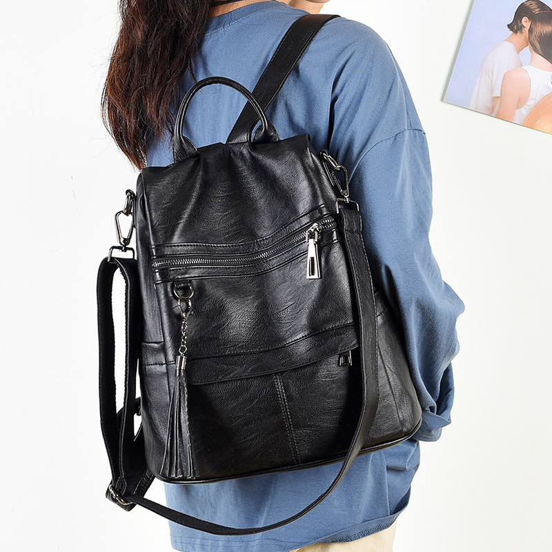 Title 12, Commuter Tassel Dual-use Travel Computer Backpa...