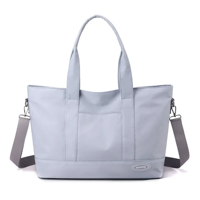 Large Capacity Tote Bag New Shoulder Bag Casual Korean Style Trendy Solid Color Handbags For Women Purple - Shop at LoveMi