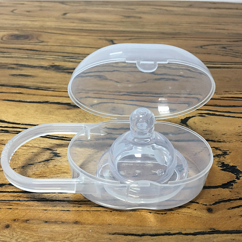 New Oval PP Pacifier Box Shubeidi Baby Products Storage Box Wide Mouth Standard Mouth Packing Box