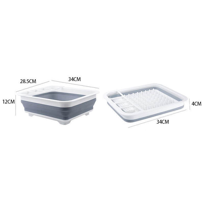 Home Master Collapsible Dish Drainer Small Spaces Camping Caravan 34CM X 28.5CM